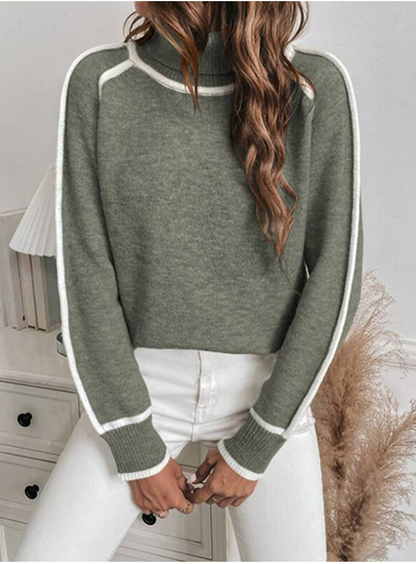 Elle | Pull Col Montant Doux