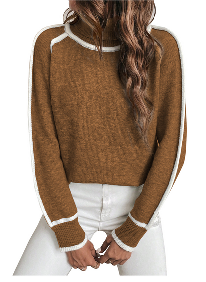 Elle | Pull Col Montant Doux
