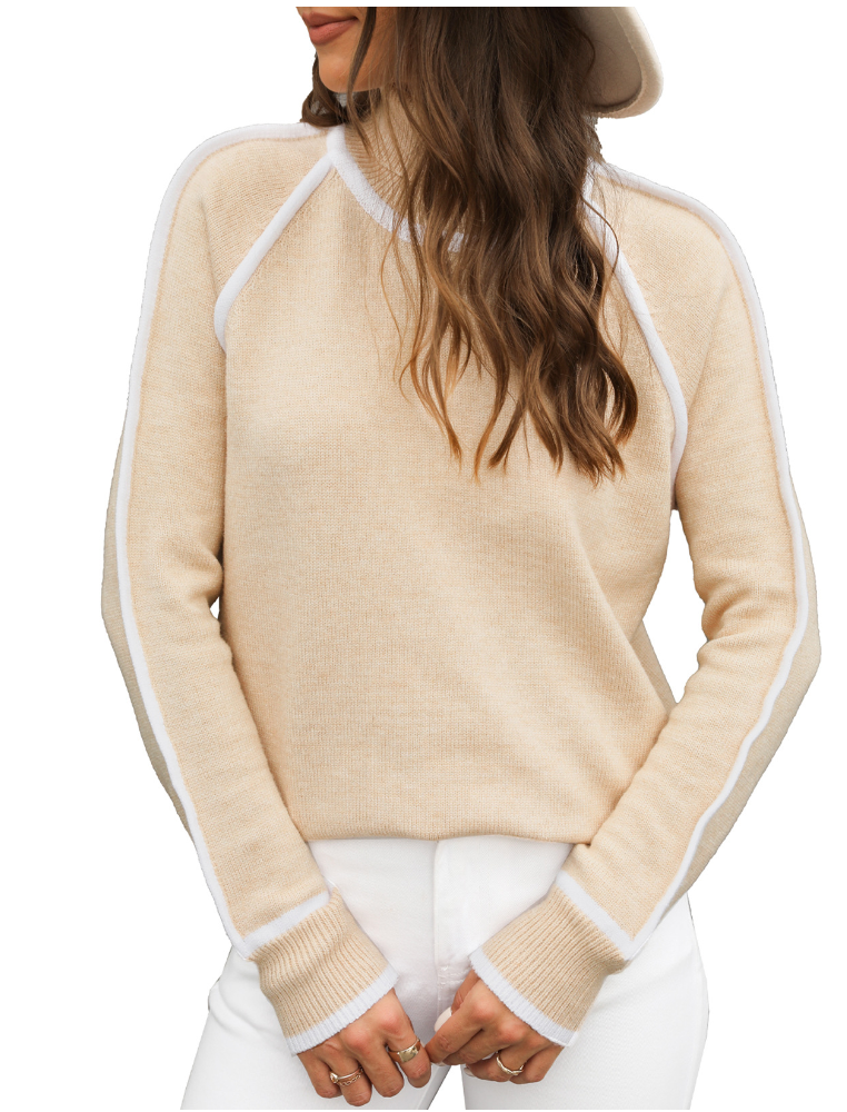 Elle | Pull Col Montant Doux