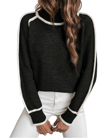 Elle | Pull Col Montant Doux