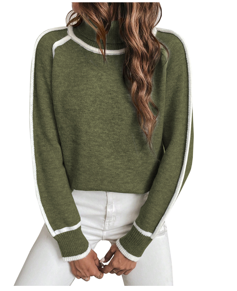 Elle | Pull Col Montant Doux