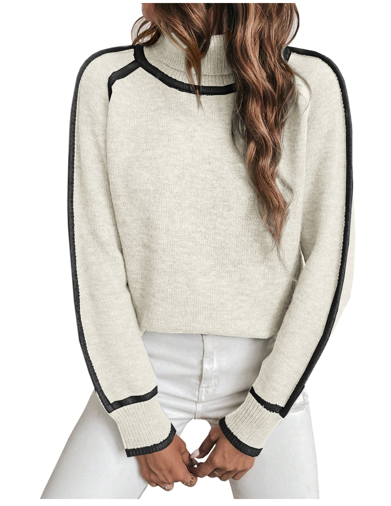 Elle | Pull Col Montant Doux