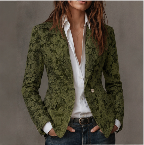 Rosamund | Blazer Jacquard Paisley