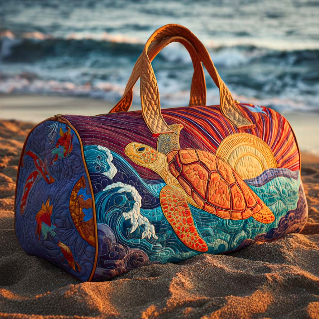 Lavinia | Sac de Voyage Matelassé Envol au Coucher du Soleil