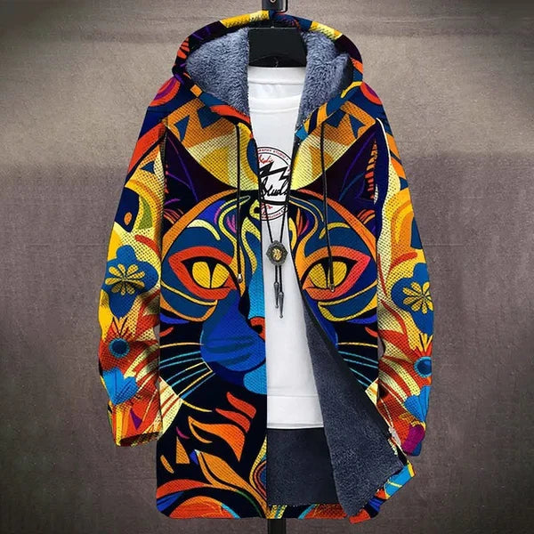 TANIA | Cardigan luxueux d'inspiration artistique