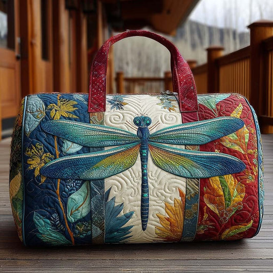 Fiammetta | Sac de Voyage Matelassé Papillons en Vol