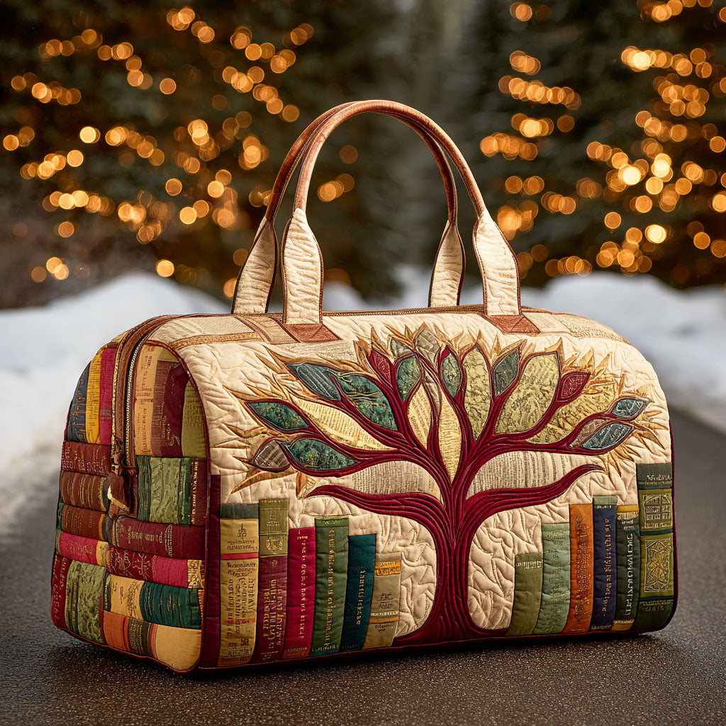 Alessandra | Sac de Voyage Matelassé Arbre de la Connaissance