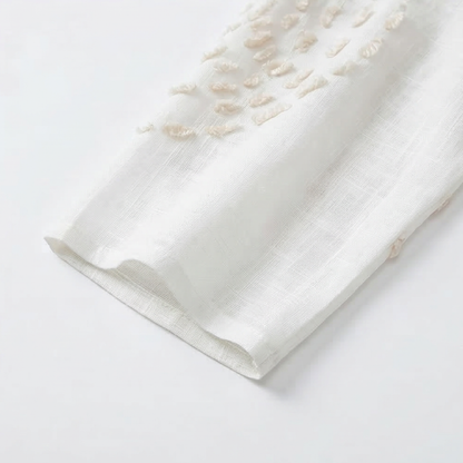 Robe décontractée femme brodée