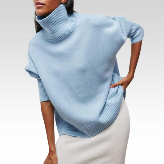 Amelia | Pull Col Roulé Élégant