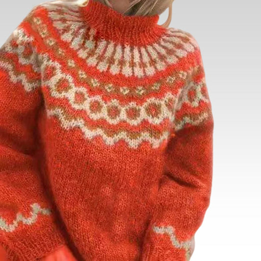 Olivia | Pull Col Montant Confortable
