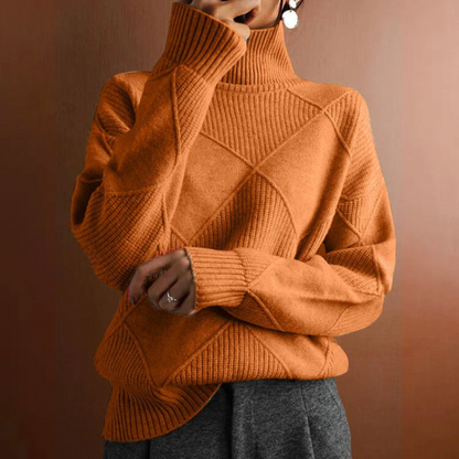 Marcelle | Pull Chunky Col Montant