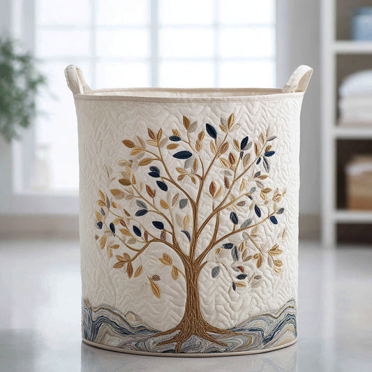 Arbre en Fleurs | Panier à Linge Fait Main
