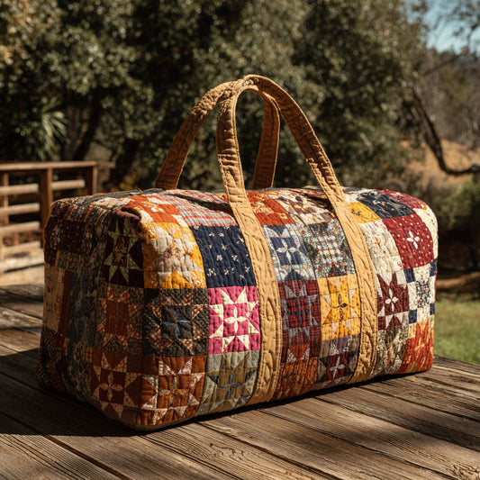 Giulia | Sac de Voyage Matelassé Jardin Murmuré