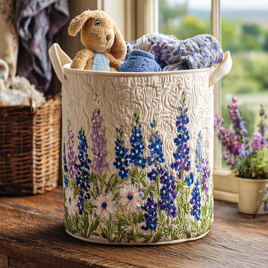 Fleur Sauvage | Panier à Linge Fait Main