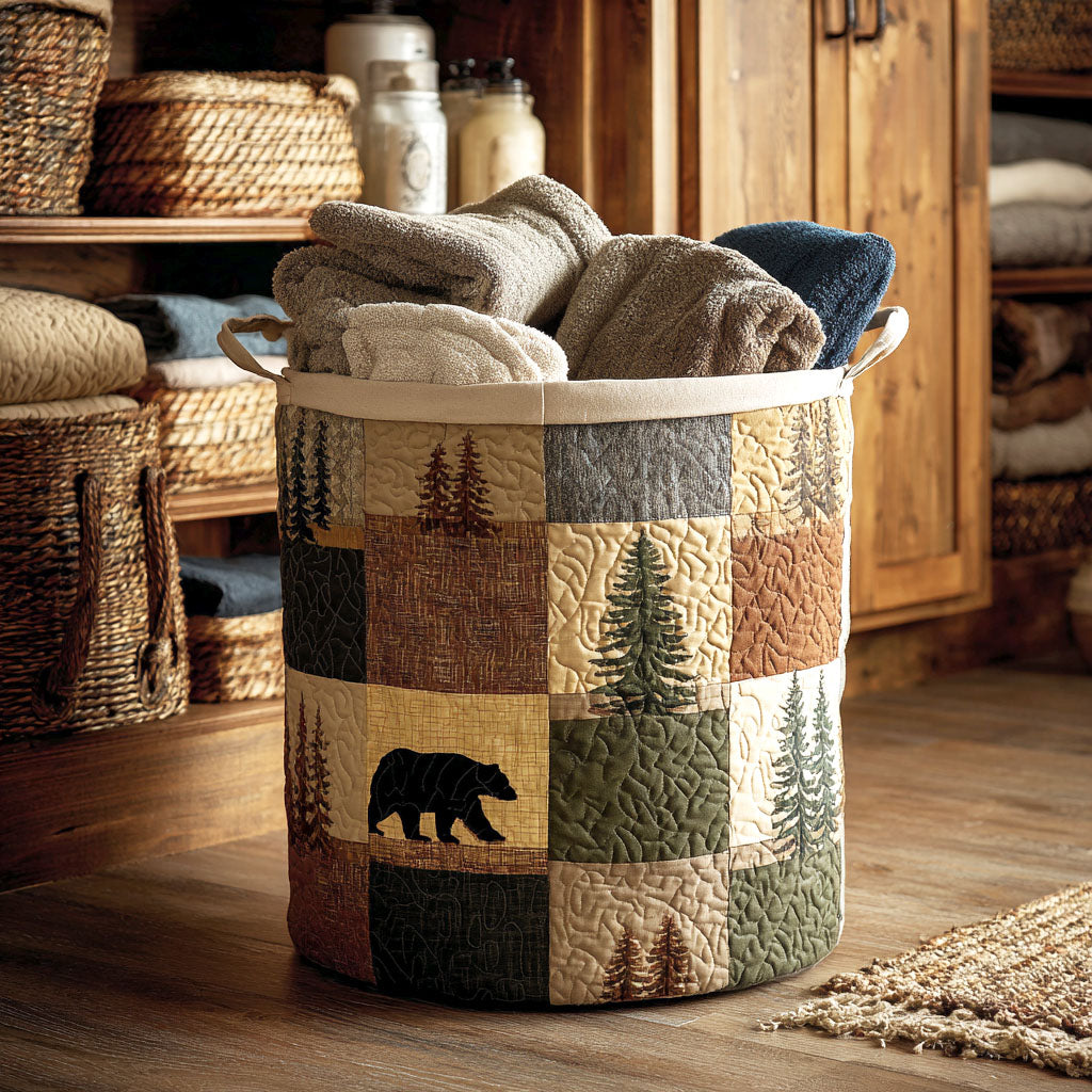 Clairière de Montagne | Panier à Linge Fait Main