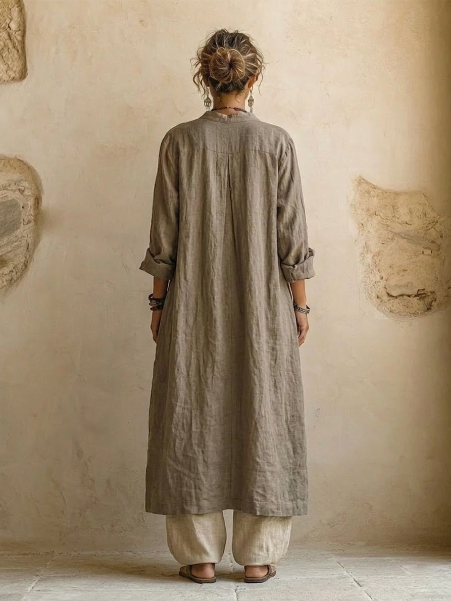 Kajsa | Ensemble en Lin Mélangé