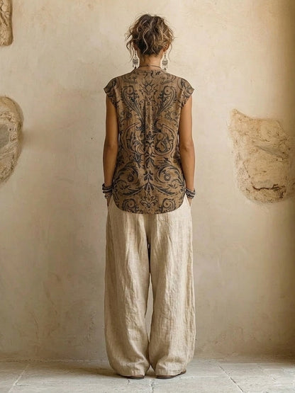 Patrizia · Ensemble 3 Pièces Haute Qualité en Coton et Lin