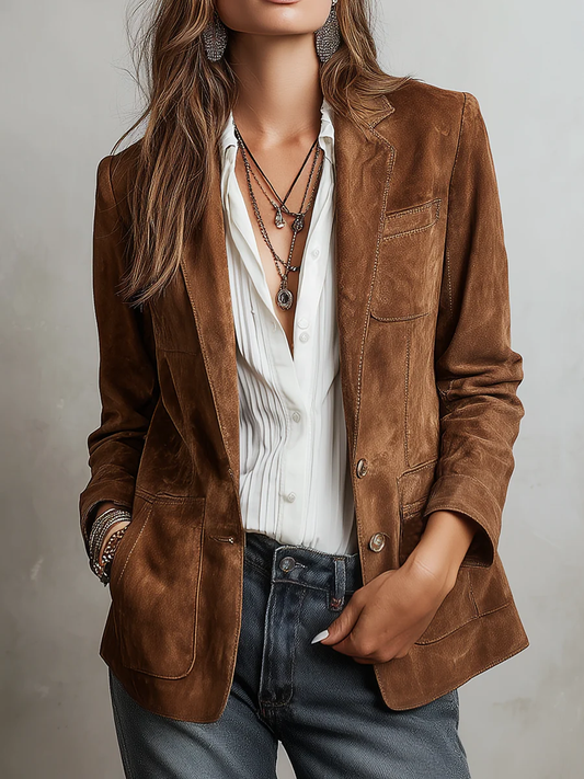 Imogen | Blazer Vintage Marron