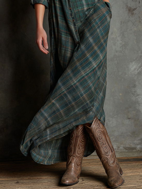 AMELIA | Robe longue de saison