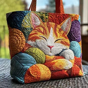 Petra | Sac Matelassé Chat Endormi