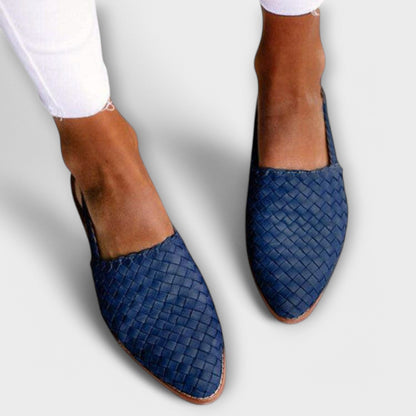 Aurora | Mocassin Slingback Tressé