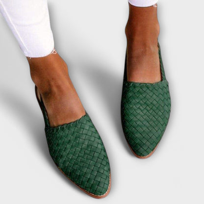 Aurora | Mocassin Slingback Tressé