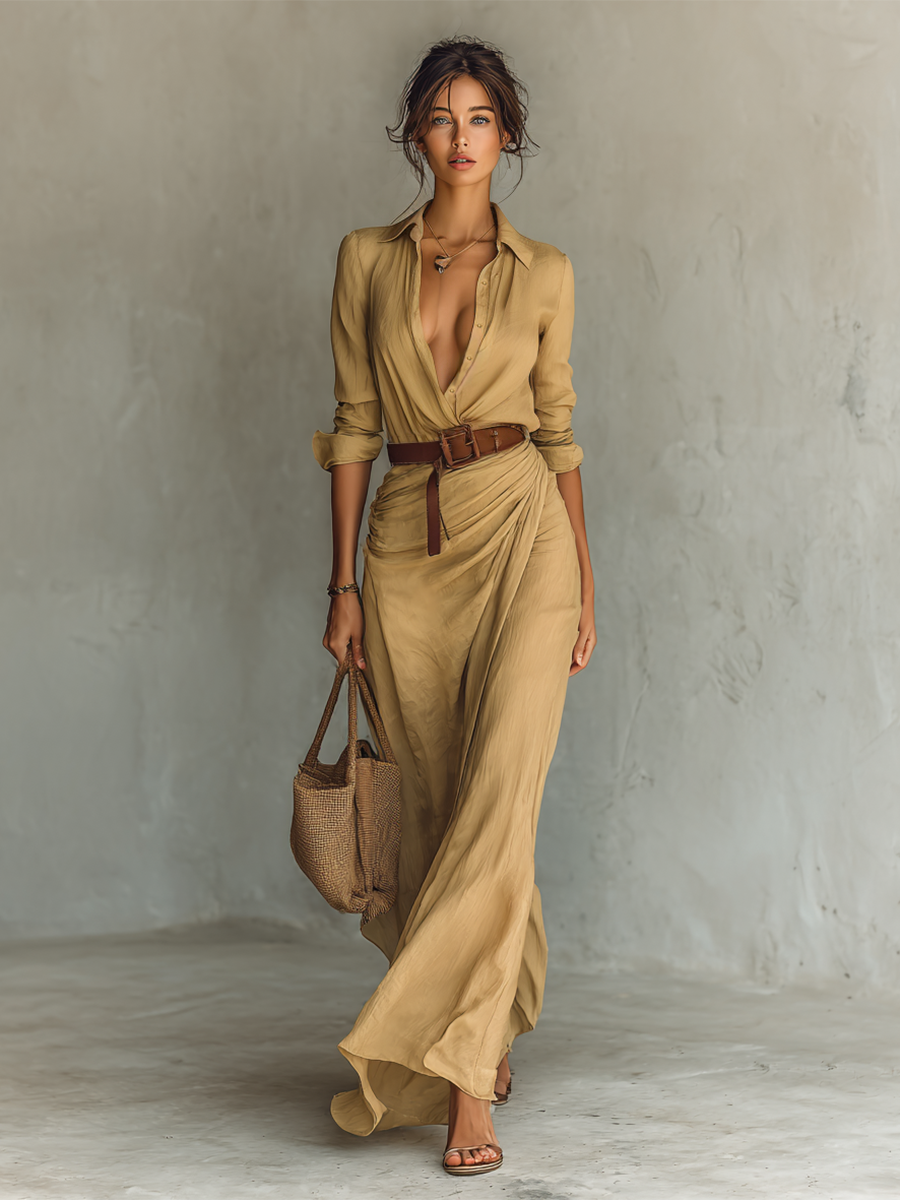 CLEO | Robe longue décontractée