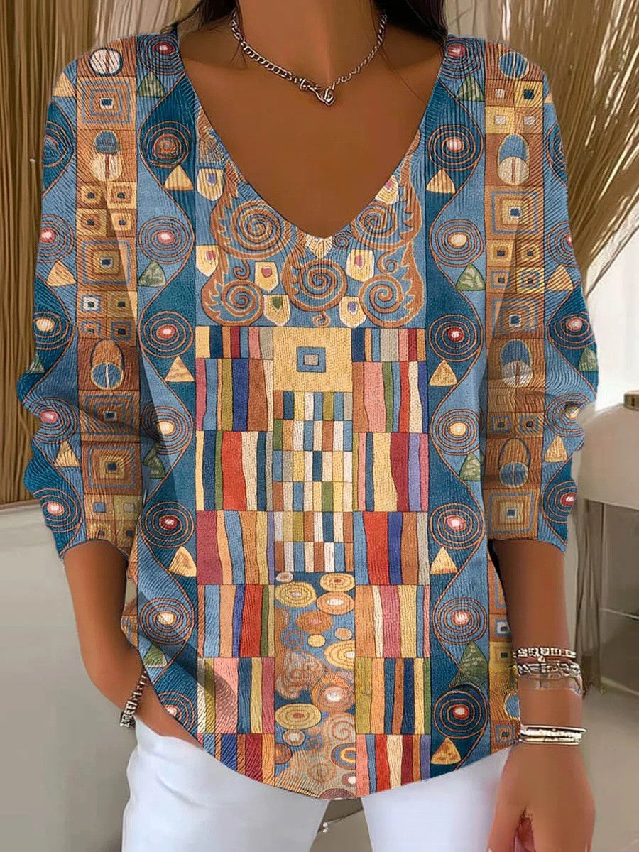 Wylla | Pull Col V Coloré