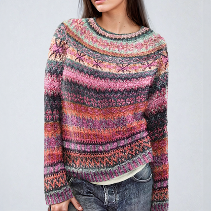 Anna | Pull Classique Fair Isle