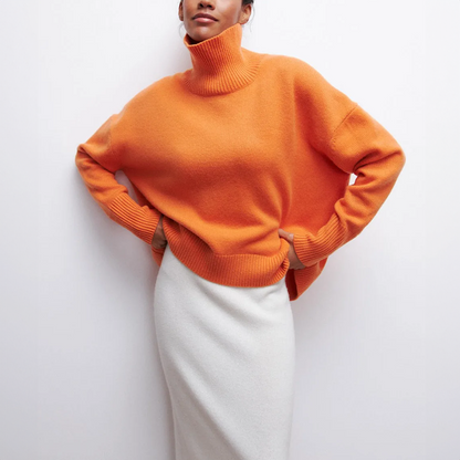 Amelia | Pull Col Roulé Élégant