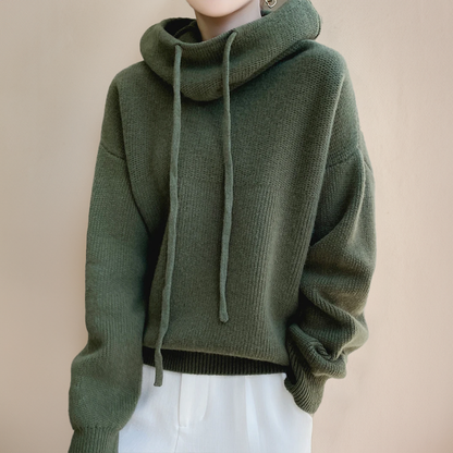 Charlotte | Pull Col Roulé en Laine Mérinos