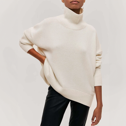 Amelia | Pull Col Roulé Élégant
