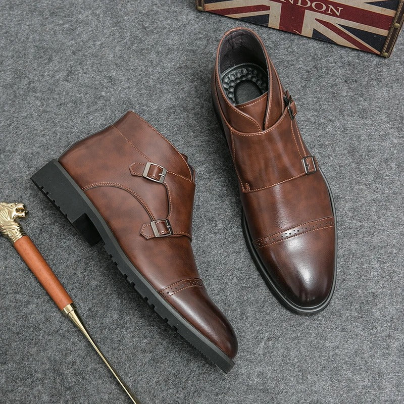 Maxence | Bottines en Cuir à Boucle