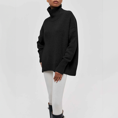 Amelia | Pull Col Roulé Élégant
