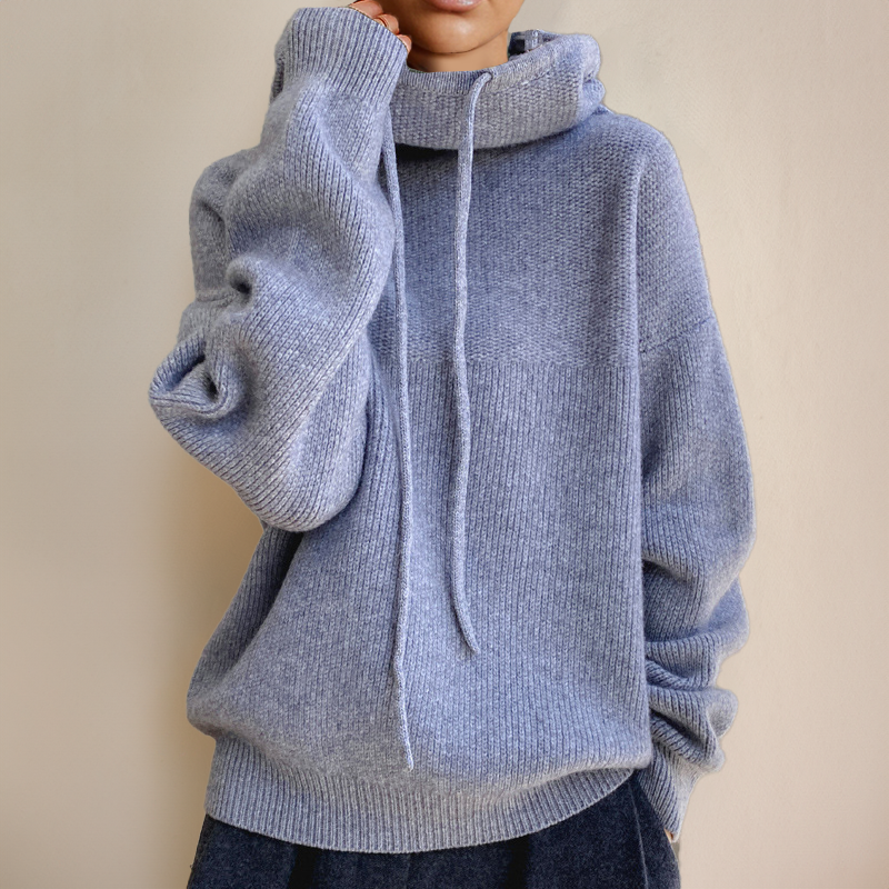 Charlotte | Pull Col Roulé en Laine Mérinos