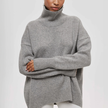Amelia | Pull Col Roulé Élégant