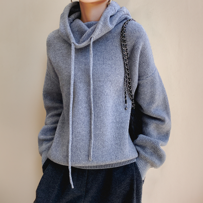 Charlotte | Pull Col Roulé en Laine Mérinos
