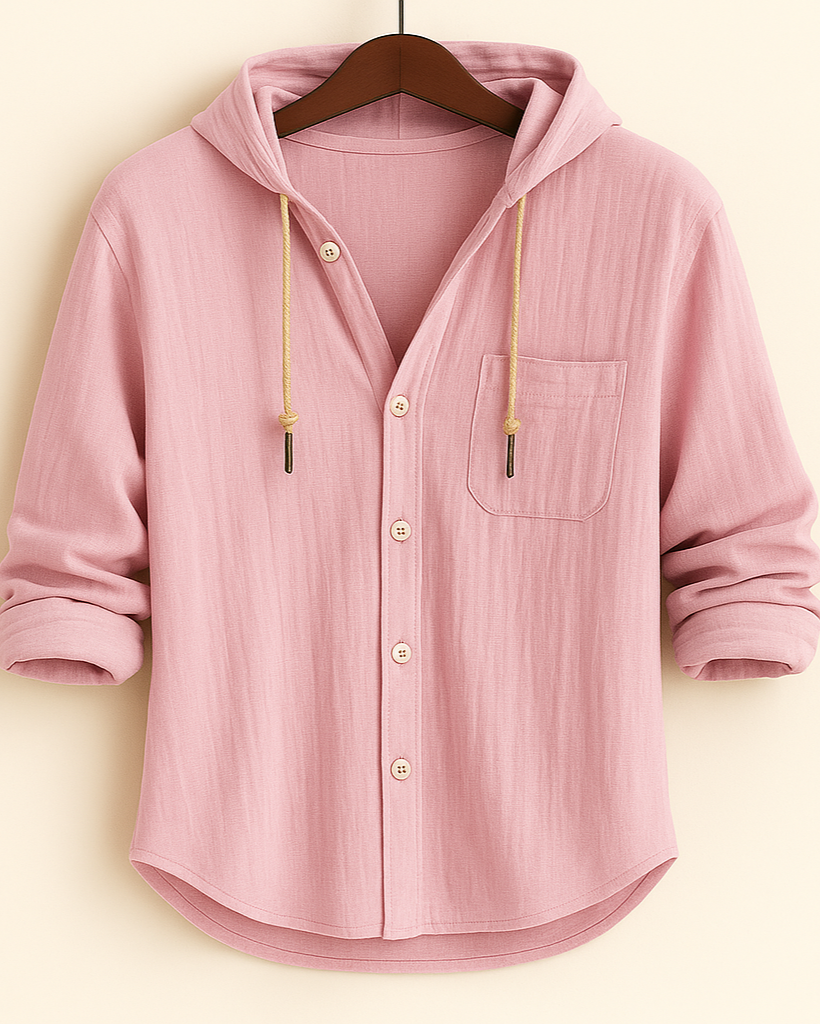 LORENZ | Chemise à capuche en coton