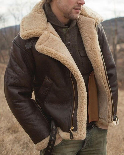 MAURIZIO | Veste homme en cuir matelassée