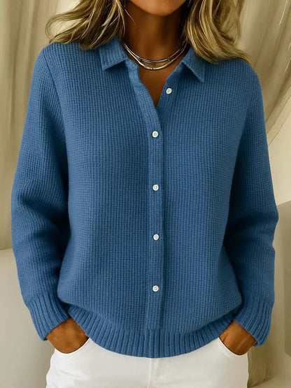 Diletta | Cardigan en Maille Texturée à Boutons
