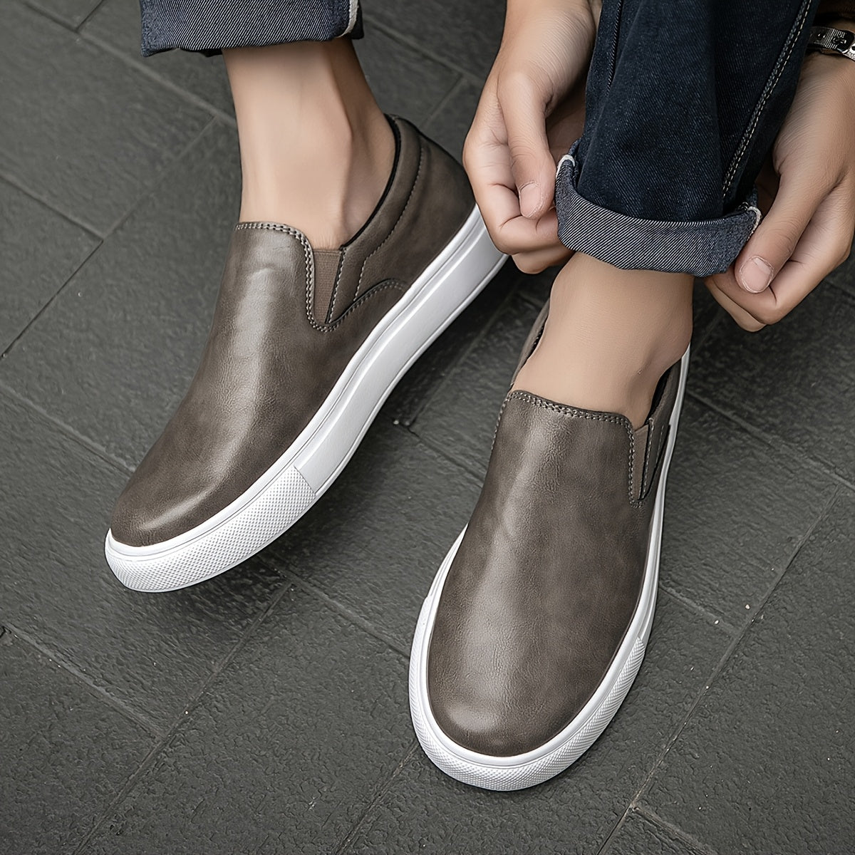 Louis | Mocassins Casual en Cuir