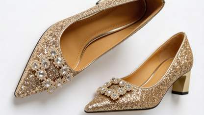 Magdalena | Chaussures orthopédiques en brocart