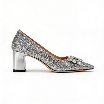 Magdalena | Chaussures orthopédiques en brocart