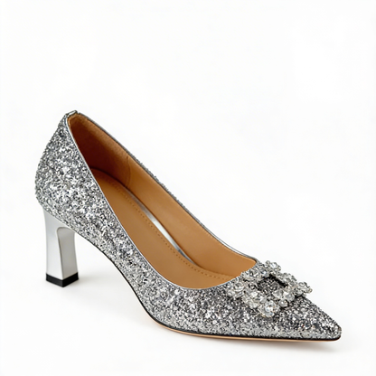 Magdalena | Chaussures orthopédiques en brocart
