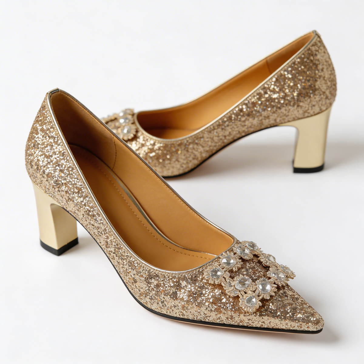 Magdalena | Chaussures orthopédiques en brocart
