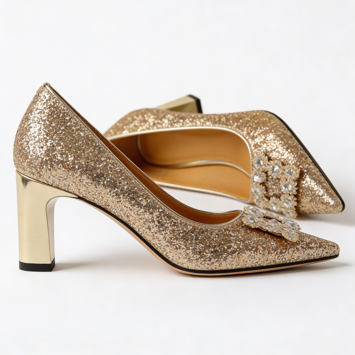 Magdalena | Chaussures orthopédiques en brocart