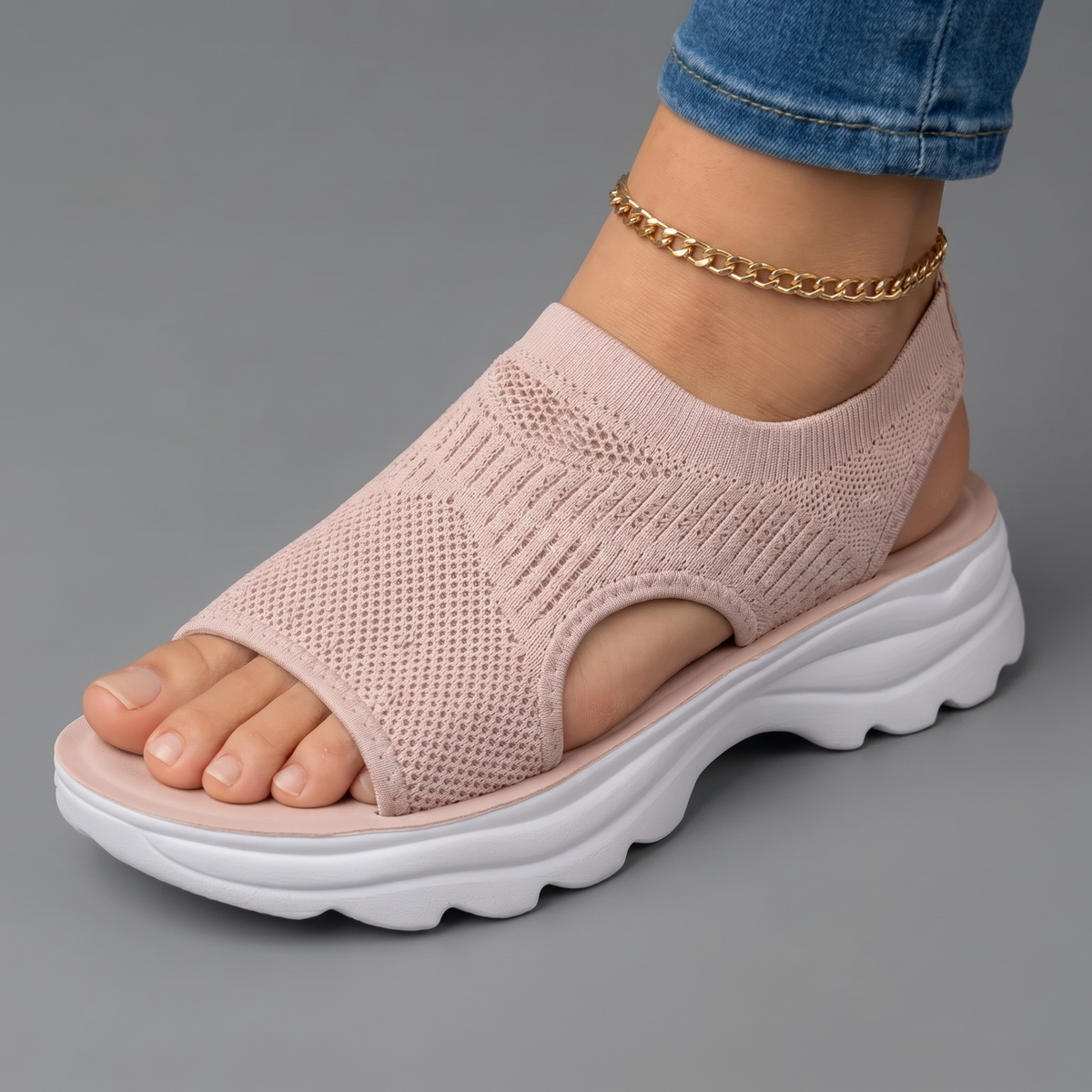 Brenna | Sandales à Enfiler Rembourrées