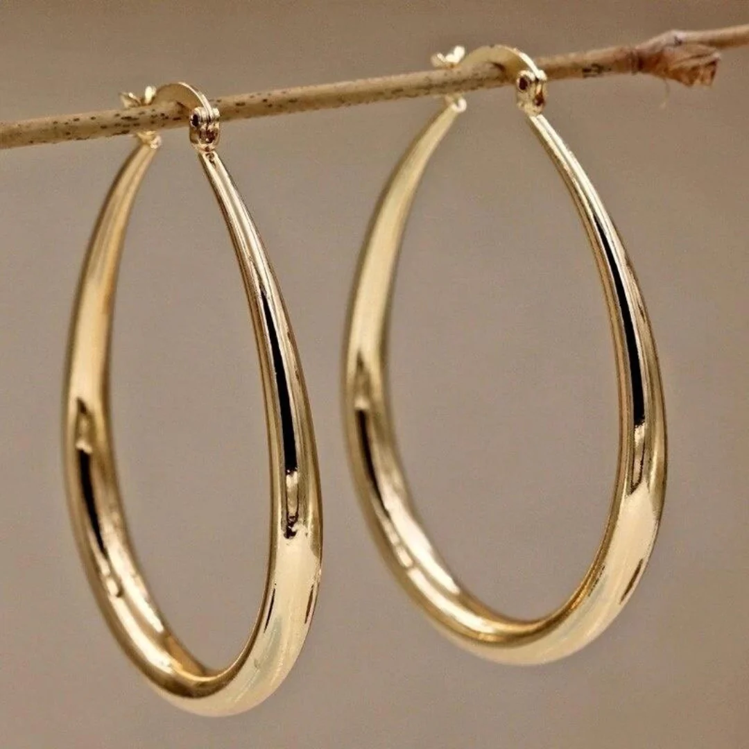 Noemi | Boucles d'Oreilles Dorées Vintage Exclusives
