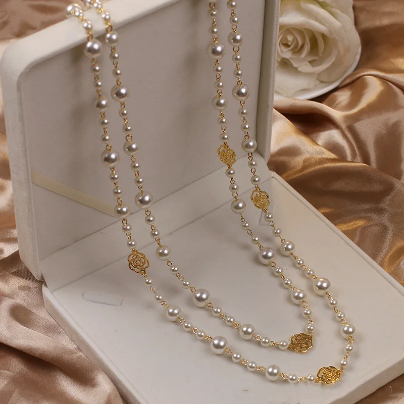 Zara | Collier Doré Élégant à Perles