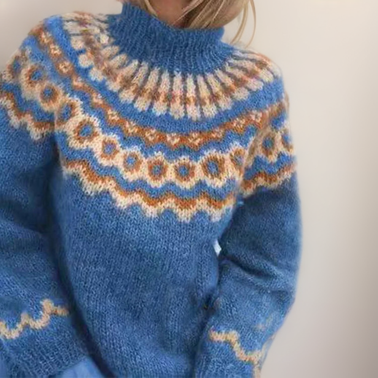 Olivia | Pull Col Montant Confortable
